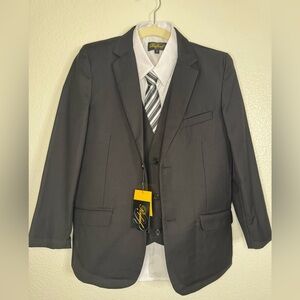 Rafael 2 Button Black Suit Blazer Sports Coat Size 14.